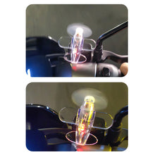 Load image into Gallery viewer, Motorcycle Rotatable Airplane Wind Powered LED Light Airplane Decor Ornaments Bikes Motorcycle Bicycle Decorations