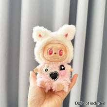 Load image into Gallery viewer, For Labubu V1 V2 Dolls Sitting Party Clothing Outfit 17cm Mini Plush Doll'S Clothes Bear Rabbit Bib Pants Overalls Accessories