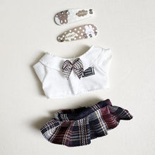 Load image into Gallery viewer, For 17CM Labubu Valentine's Clothes Pendant Labubu Sitting Party Innocent Couple Suit Dolls Accessories Decoration