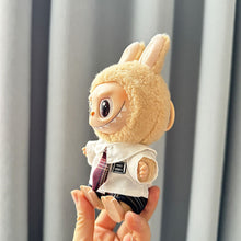 Load image into Gallery viewer, For 17CM Labubu Valentine's Clothes Pendant Labubu Sitting Party Innocent Couple Suit Dolls Accessories Decoration