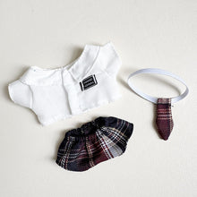 Load image into Gallery viewer, For 17CM Labubu Valentine's Clothes Pendant Labubu Sitting Party Innocent Couple Suit Dolls Accessories Decoration