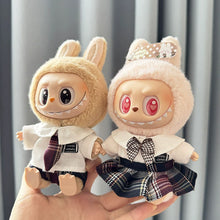 Load image into Gallery viewer, For 17CM Labubu Valentine's Clothes Pendant Labubu Sitting Party Innocent Couple Suit Dolls Accessories Decoration
