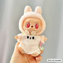 Load image into Gallery viewer, For 17cm Labubu I II Idol Dolls Clothes Cute Hat Bib Pants Sets New Year Accessories for Korea Kpop Exo Clothing Winter Gifts