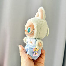 Load image into Gallery viewer, For 17cm Labubu I II Idol Dolls Clothes Cute Hat Bib Pants Sets New Year Accessories for Korea Kpop Exo Clothing Winter Gifts