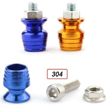 Load image into Gallery viewer, Aluminum Alloy 6MM Motorcycle License Plate Screw Cover Shell Holes Plate Scooter Accessories for Electric Motorcycle Part