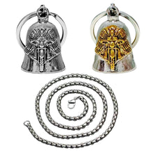 Load image into Gallery viewer, Punk Wing Motorcycle Bell Keychain Pendant Men's Hip Hop Rock Riding Exorcism Amulet Jewelry Accessories Bike Riders Gift