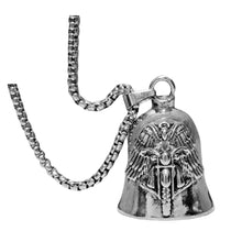 Load image into Gallery viewer, Punk Wing Motorcycle Bell Keychain Pendant Men's Hip Hop Rock Riding Exorcism Amulet Jewelry Accessories Bike Riders Gift