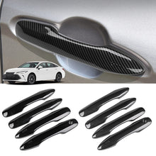 Load image into Gallery viewer, 4Pcs Car Door Handle Trim External Protective Carbon Fiber Accessories For Camry Corolla Levin Levn PRIUS BZ4X