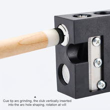 Load image into Gallery viewer, 11 IN 1 Multi-Functional Pool Cue Tip Repair Device For Small And Big Rod Head Cue Tip Grinding Needle Cutting Tool