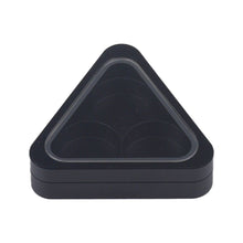 Load image into Gallery viewer, 1PC Pool Cue Tip Triangle Storage Box Three Holes Spare Bulk Cue Tip Storage Device Billiard Supplies