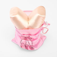 Load image into Gallery viewer, 1PC Pink Dance Shoes Storage Bag With Drawstring And Hiking Buckle Reverse Side Air Mesh Design