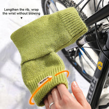 Load image into Gallery viewer, 1 Pair Autumn And Winter Outdoor Cycling Knitted Handle Cover Lengthened Rib Top Windproof Cold-Resistant Electric Bicycle Hand Guard