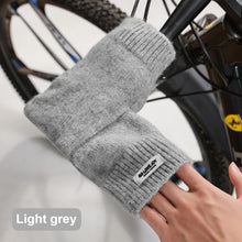 Load image into Gallery viewer, 1 Pair Autumn And Winter Outdoor Cycling Knitted Handle Cover Lengthened Rib Top Windproof Cold-Resistant Electric Bicycle Hand Guard