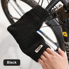 Load image into Gallery viewer, 1 Pair Autumn And Winter Outdoor Cycling Knitted Handle Cover Lengthened Rib Top Windproof Cold-Resistant Electric Bicycle Hand Guard