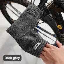 Load image into Gallery viewer, 1 Pair Autumn And Winter Outdoor Cycling Knitted Handle Cover Lengthened Rib Top Windproof Cold-Resistant Electric Bicycle Hand Guard