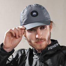 Load image into Gallery viewer, Outdoor Sports Cycling Light Warm Down Motorcycle Cap Windproof Warm Peaked Cap With Reversible Sunglasses