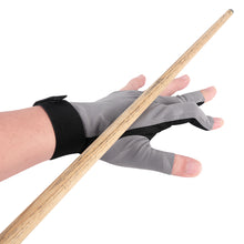 Load image into Gallery viewer, 1PC Professional Three-Finger Billiard Gloves For Left Hand Non-Slip Breathable Snooker Gloves Self-Adhesive Cloth Fixed