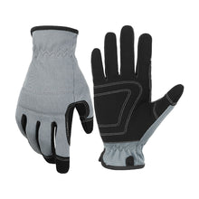 Load image into Gallery viewer, 1Pair Multi-Functional Imitation Microfiber Gardening Gloves Breathable Wear-Resistant Touch Screen Labor Protection Gloves