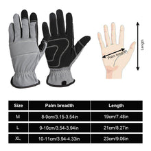 Load image into Gallery viewer, 1Pair Multi-Functional Imitation Microfiber Gardening Gloves Breathable Wear-Resistant Touch Screen Labor Protection Gloves