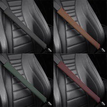 Load image into Gallery viewer, 50cm Leather and Plush Car Seat Belt Shoulder Cover Seat Belt Pad Car Styling Interior Seat Belt Cover Accessories