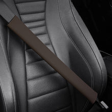 Load image into Gallery viewer, 50cm Leather and Plush Car Seat Belt Shoulder Cover Seat Belt Pad Car Styling Interior Seat Belt Cover Accessories