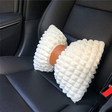 Load image into Gallery viewer, Car Plush Lumbar Headrest Belt Cover Rear Mirror Protector Cover Winter Warm Cushion Head Neck Pillow Tissue Box Girls Decoration Accessories