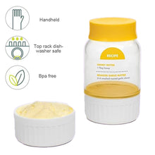 Load image into Gallery viewer, Homemade Butter Machine Kitchen Utensils Cups Ginger Yellow Hand Whipped Butter Built-in Filter To Filter Out Buttermilk