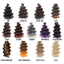Load image into Gallery viewer, 10 Inch Kinky Twist Marley Braiding Crochet Hair Synthetic Pre-Separated Springy Afro Twist Hair For Butterfly Locs Braids