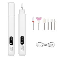 Load image into Gallery viewer, Portable Small Wireless Electric Nail Polisher Powerful Cordless Nail Drill Replaceable Nail Drill Bits Nail Art Performance