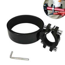 Load image into Gallery viewer, Aluminum Alloy Bicycle Water Cup Holder Handlebar Coffee Holder Adjustable Handlebar Water Bottle Holder
