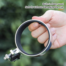 Load image into Gallery viewer, Aluminum Alloy Bicycle Water Cup Holder Handlebar Coffee Holder Adjustable Handlebar Water Bottle Holder