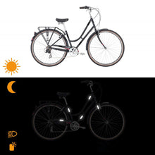Load image into Gallery viewer, Motorcycle Helmets Invisible Black Reflective Stickers Simple And Effective Reflective Tape Circle and Oval For Helmets Bikes