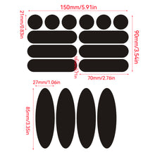 Load image into Gallery viewer, Motorcycle Helmets Invisible Black Reflective Stickers Simple And Effective Reflective Tape Circle and Oval For Helmets Bikes