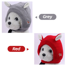 Load image into Gallery viewer, Pet Knit Cap Dog Winter Hat Funny Warm Pet Beanie Clothing Large dog Labrador Golden Retriever Cap Winter Pet Accessory