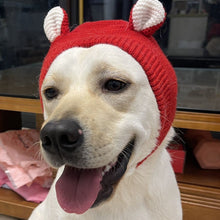 Load image into Gallery viewer, Pet Knit Cap Dog Winter Hat Funny Warm Pet Beanie Clothing Large dog Labrador Golden Retriever Cap Winter Pet Accessory