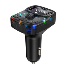 Load image into Gallery viewer, Car Bluetooth 5.3 FM Transmitter Handsfree Charge Radio Modulator MP3 Player with PD15W Super Quick Charge Adapter