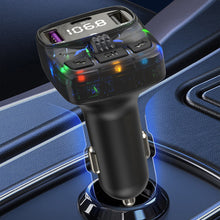 Load image into Gallery viewer, Car Bluetooth 5.3 FM Transmitter Handsfree Charge Radio Modulator MP3 Player with PD15W Super Quick Charge Adapter