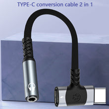 Load image into Gallery viewer, 2 in 1 USB C Splitter PD Fast Charger Cable Type C to 3 5 Jack Audio Adapter For Samsung S24 S23 S22 S21 Ultra A54 A53 iPhone 15