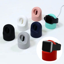 Load image into Gallery viewer, Charger Stand Mount Silicone Dock Holder for Apple Watch Series 4/3/2/1 44mm/42mm/40mm/38mm Charge