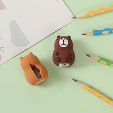 Load image into Gallery viewer, Creative Capybara Pencil Sharpene Pencil Cutting Tools School Supplies Student Stationery Classroom Teacher Rewards Gift