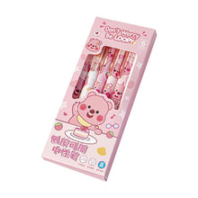 Load image into Gallery viewer, 6Pcs Cute Capybara Gel Pens Kawaii Pen Set Quickly-Drying Blue Erasable Pens Office School Supplies Kawaii Aesthetic Stationery
