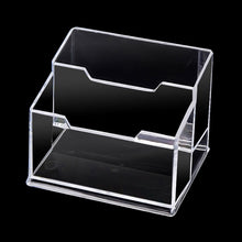 Load image into Gallery viewer, Transparent Business Card Holder Acrylic Display Stand Box Desk Storage Shelf Plastic Desktop Place Card Holder Office Supplies