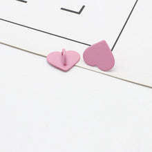 Load image into Gallery viewer, Adhesive Metal Heart Phone Charm Holder Mobile Phone Case Finger Ring Stand Hooks Buckle Charms Clasp DIY Accessories String