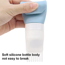 Load image into Gallery viewer, Porous Silicone Sub Bottle Cosmetics Shampoo Lotion Leakproof Storage Bottle Portable Washable Reusable Travel Bottle
