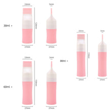 Load image into Gallery viewer, Porous Silicone Sub Bottle Cosmetics Shampoo Lotion Leakproof Storage Bottle Portable Washable Reusable Travel Bottle