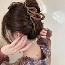 Load image into Gallery viewer, Simple Fashionable Frosted Irregular Hairpin Hair Claw Clip Solid Color Durable Headwear Hair Clip Hair Accessory for Women