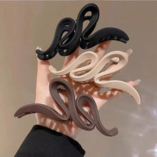 Load image into Gallery viewer, Simple Fashionable Frosted Irregular Hairpin Hair Claw Clip Solid Color Durable Headwear Hair Clip Hair Accessory for Women
