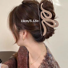 Load image into Gallery viewer, Simple Fashionable Frosted Irregular Hairpin Hair Claw Clip Solid Color Durable Headwear Hair Clip Hair Accessory for Women