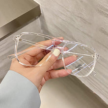 Load image into Gallery viewer, Fashionable Double-beam Blue-light-blocking Glasses Retro Large Frame Glasses Comfortable Versatile Glasses for Women