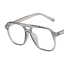 Load image into Gallery viewer, Fashionable Double-beam Blue-light-blocking Glasses Retro Large Frame Glasses Comfortable Versatile Glasses for Women